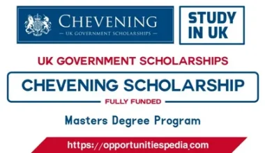 Chevening Scholarship 2026 application