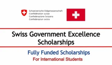 Swiss Government Excellence Scholarships 2026–2027