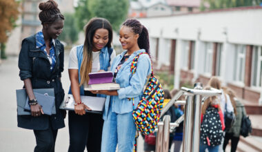 Student reviewing part scholarship options and preparing a funding plan